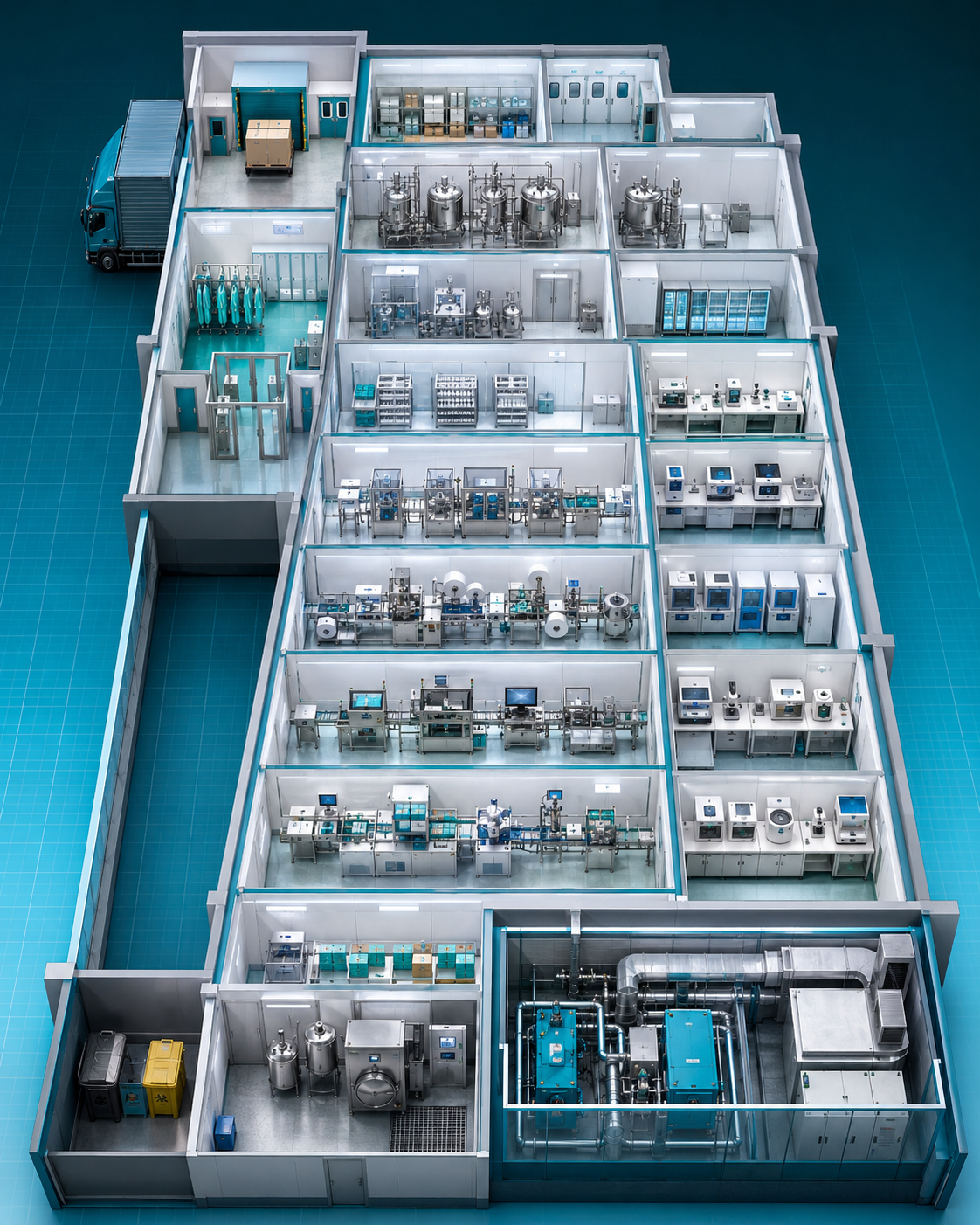 Reference Pharma KOB Manufacturing Facility project evidence illustration