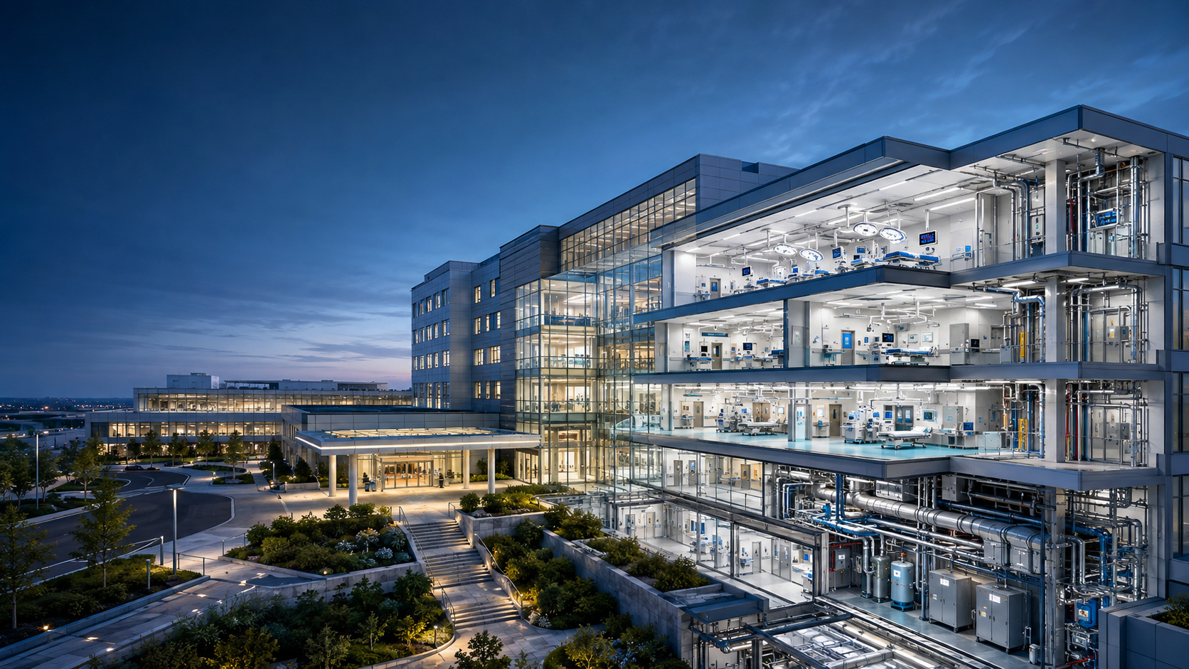 Large healthcare campus planned for long-term infrastructure operation